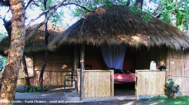 Namibia Caprivi Strip Ngepi Camp bush hut