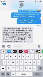 'Unexpected' Hailey text messages 