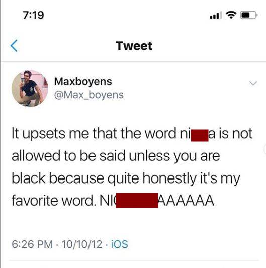 Vanderpump Rules Max Boyens tweet