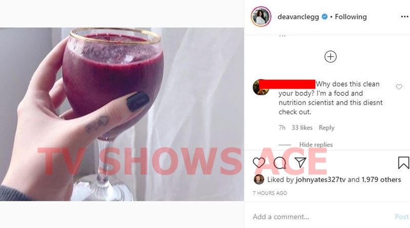 90 day fiance Troll about smoothies