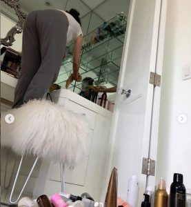 VPR Lisa Vanderpump Cleaning Bathroom Instagram Screenshot