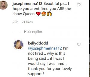 RHOC Kelly Dodd Instagram Comment Screenshot