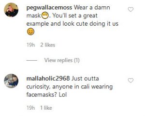 RHOC Kelly Dodd Instagram Comments Screenshot