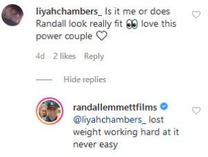 VPR Randall Emmett Instagram Comment Screenshot