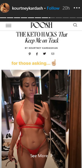 kourtney kardashian instagram stories 2