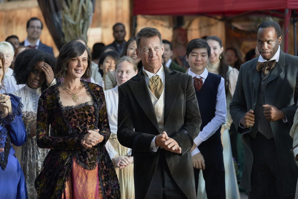 Hallmark, Good Witch Halloween, Photo: Catherine Bell, James Denton Credit: ©2019 Crown Media United States LLC/Photographer: Ben Mark Holzberg