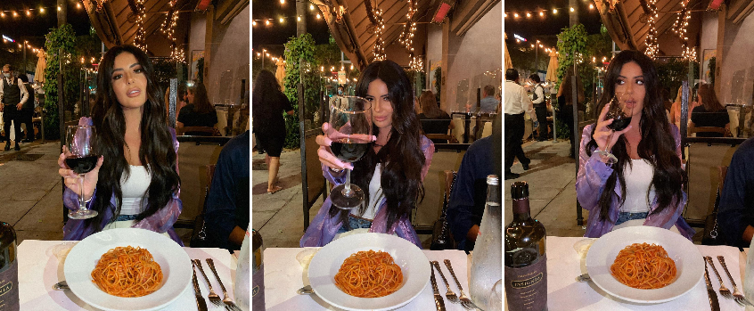 brielle biermann wine date instagram