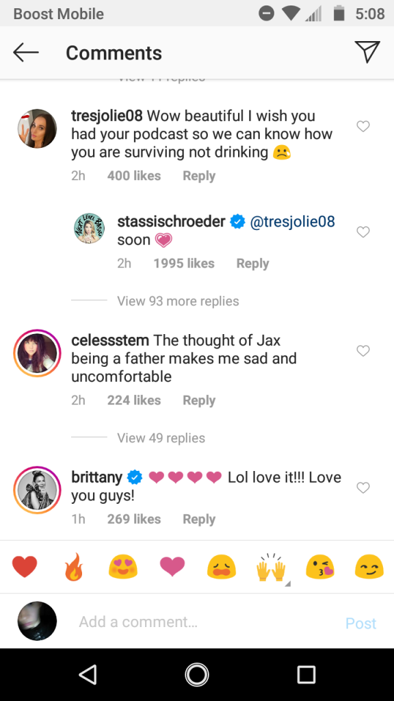 stassi schroeder instagram comments