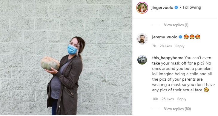 Jinger and Jeremy Vuolo Instagram