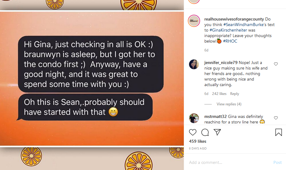 sean's text screenshot