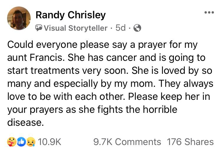 Randy Chrisley Facebook