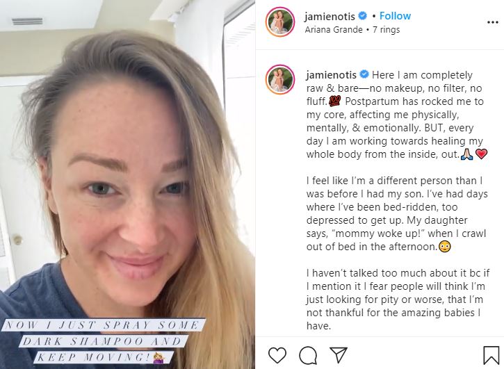 Bachelor alum Jamie Otis on postpartum depression