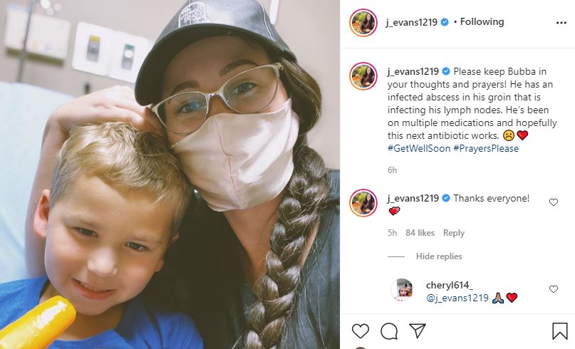 Jenelle Evans talks about Kaiser being ill