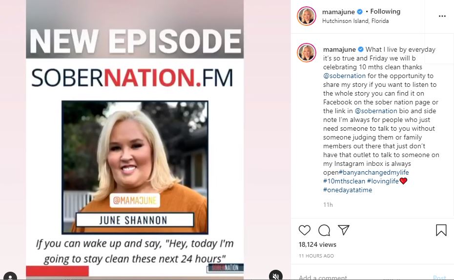 Mama June Shannon on Sober Nation