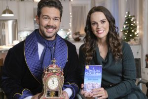 A Timeless Christmas is a Novel by Alexis Stanton, Photo: Ryan Paevey, Erin Cahill Credit: ©2020 Crown Media United States LLC/Photographer: Bettina Strauss