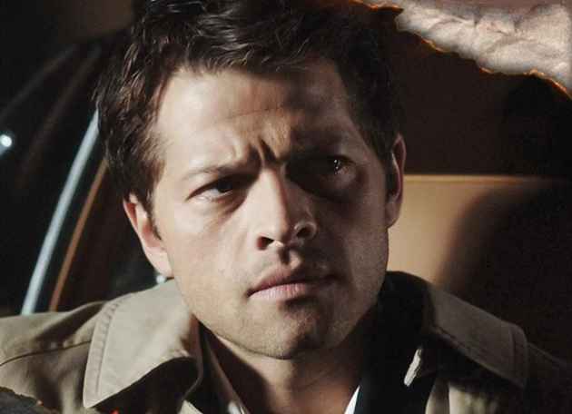 Misha Collins as Castiel on Supernatural