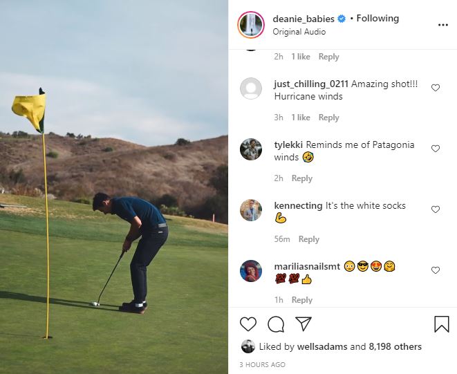 BiP Wells Adams Golfing gale force winds