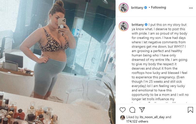 Brittany Cartwright stands up to Body-Shaming Trolls