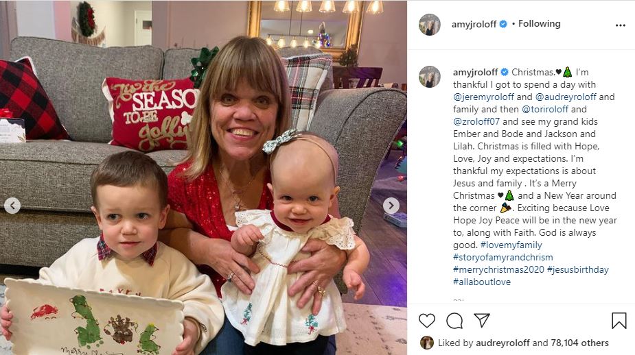 LPBW Amy Roloff Christmas Photos