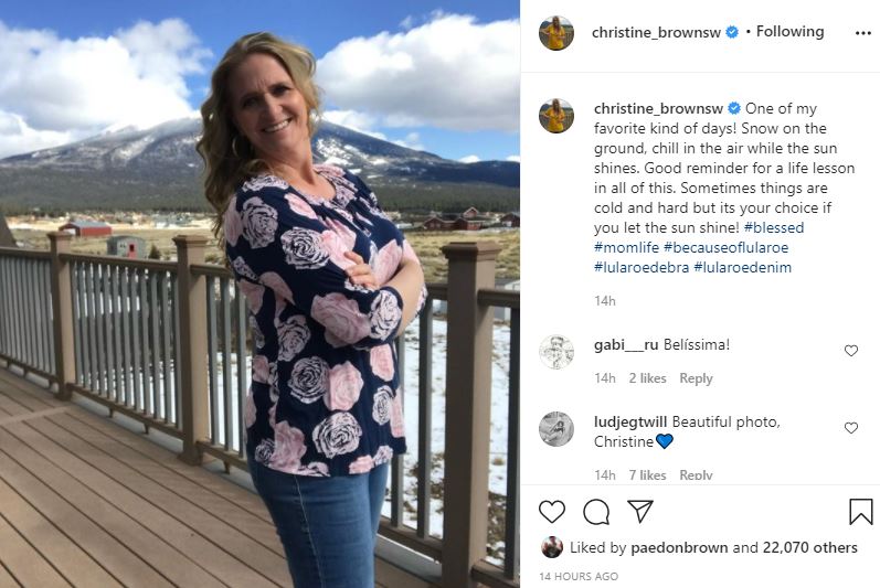 Christine Brown Giving Robyn Some Competition