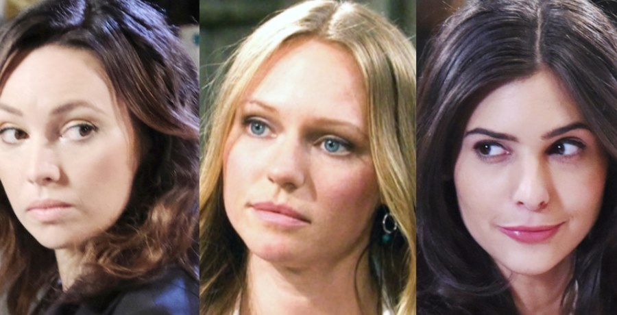 Gwen Rizczech (Emily O'Brien) - Abigail Deveraux (Marci Miller) - Gabi Hernandez (Camila Banus) / NBC