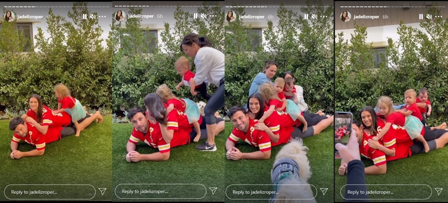How Did Jade Roper Put Together Her Super Bowl Photo