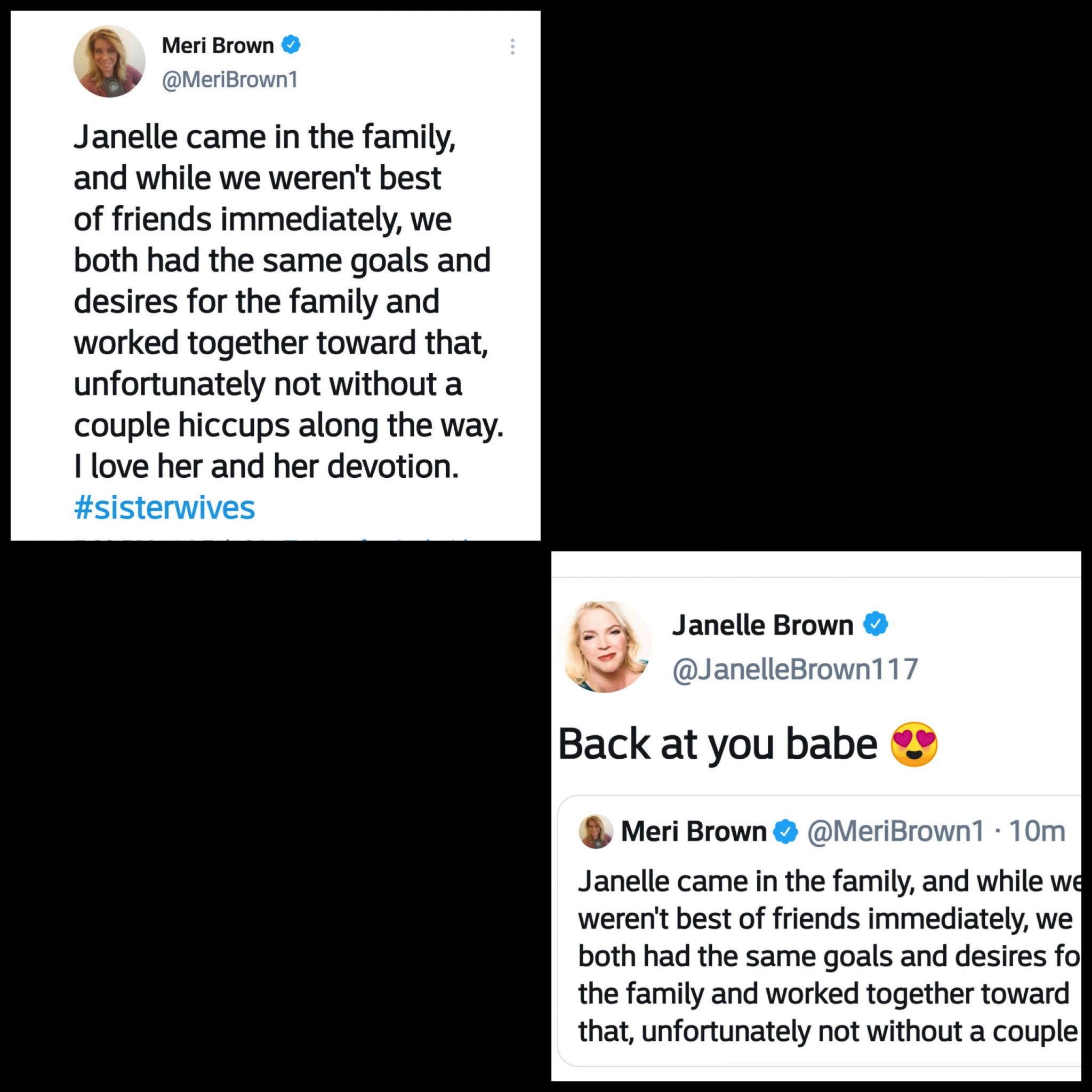 Brown twitter janelle Sister Wives'