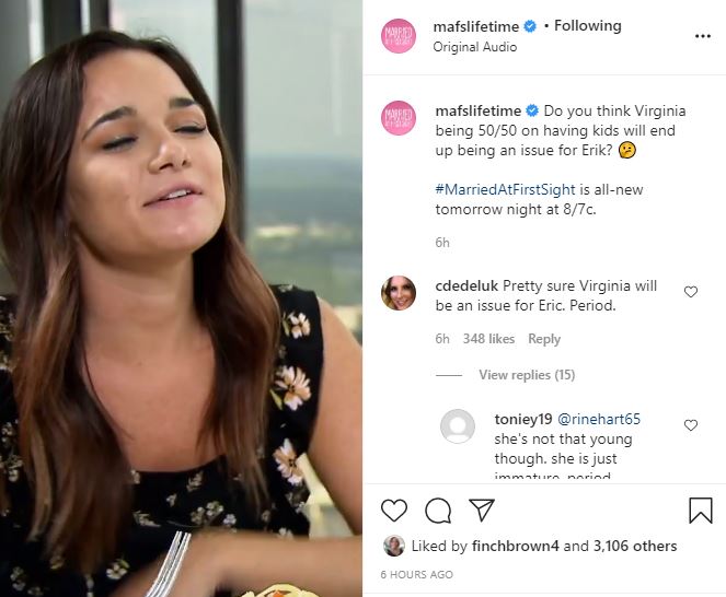 MAFS Will Virginia And Erik Agree On Having Kids