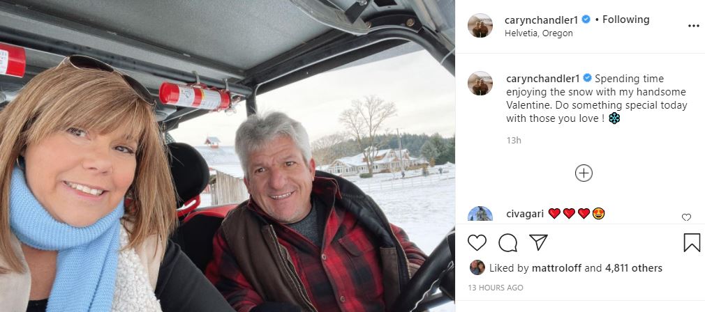 Matt Roloff Caryn Share Special Valentines Messages 2