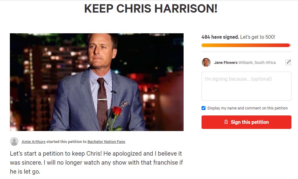 New Petition Emerges To Keep Chris Harrison On The Bachelor