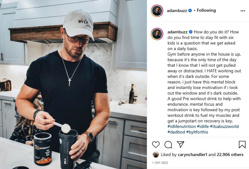 'OutDaughtered': Adam Busby Shares Workout Motivation