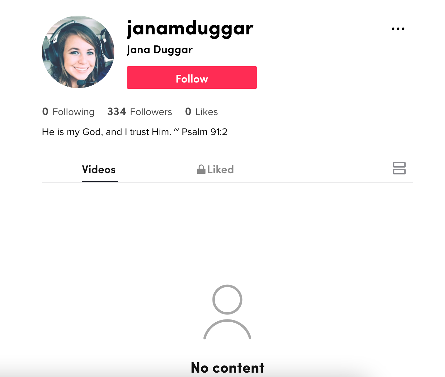 Jana Duggar TikTok