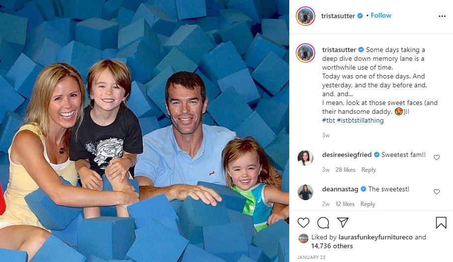 Trista Sutter, Ryan and family