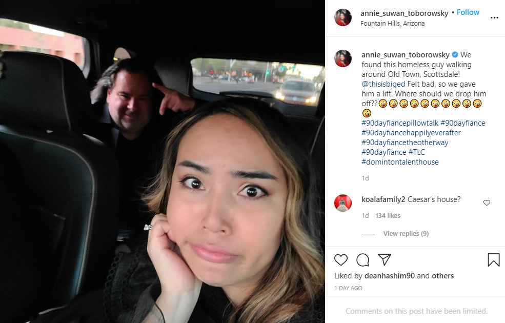 90 Day Fiance star Big Ed Brown meets up with Annie and David Toborowski