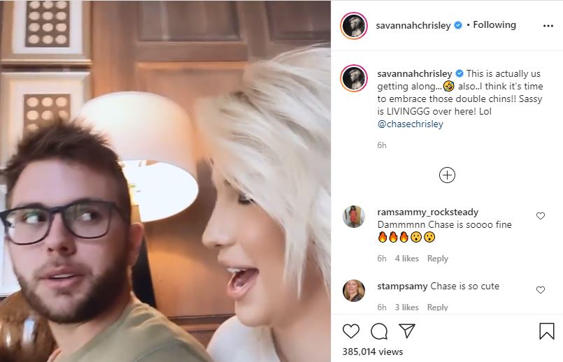 Chase Chrisley Teasingly Insults His Sister Savannah