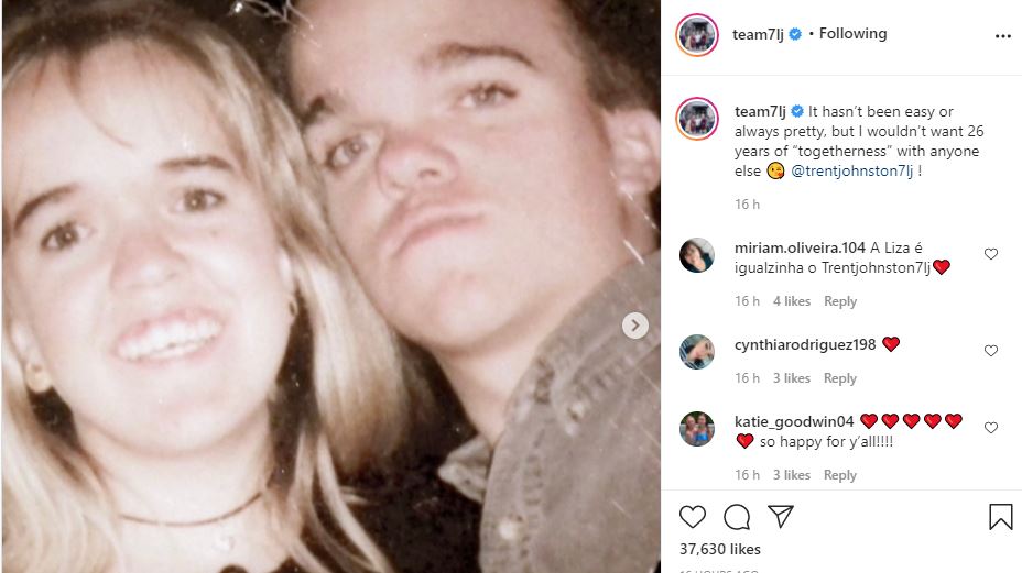 Amber Johnston Sends Touching Shout To Husband Trent
