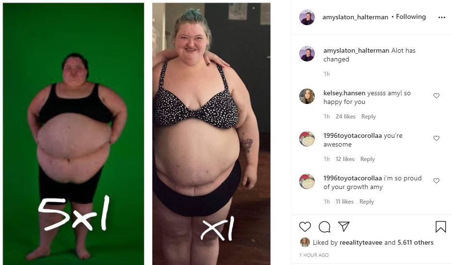 Amy Halterman Shares Comparison Weight Loss Photos