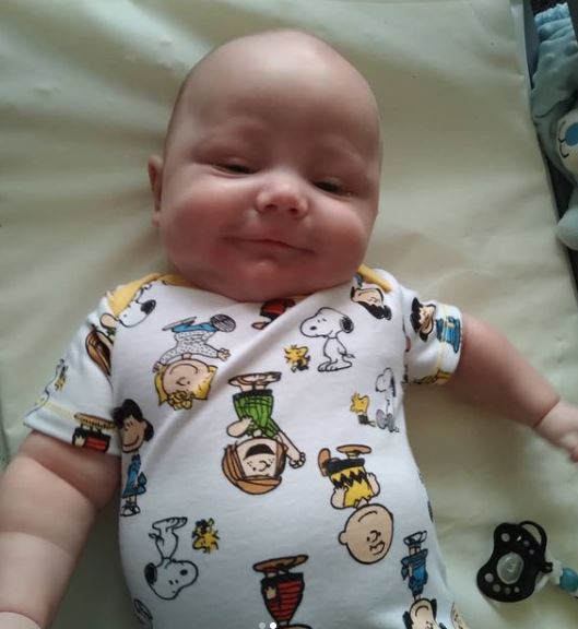 Amy Halterman's baby gage Peanut