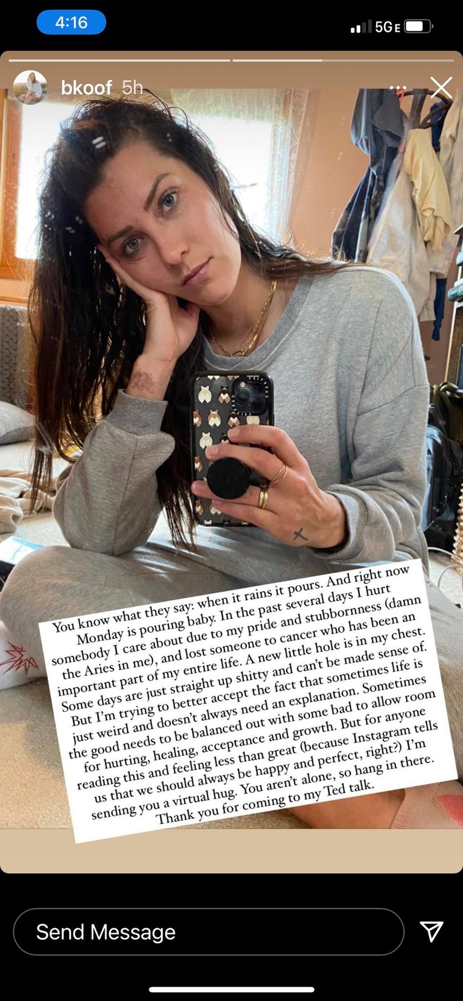 Becca Kufrin Hits A Bad Patch, Admits Nobody Can Be Happy All The Time