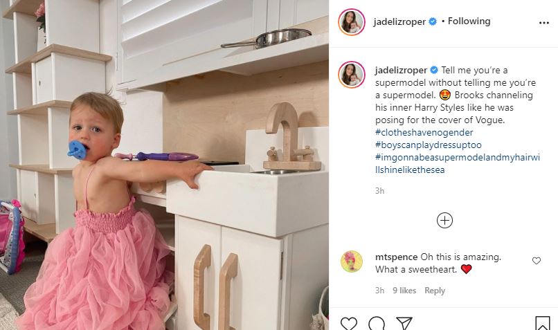 Jade Roper‘s Twisted Picture Of Brooks Has Instagram Freaking Out