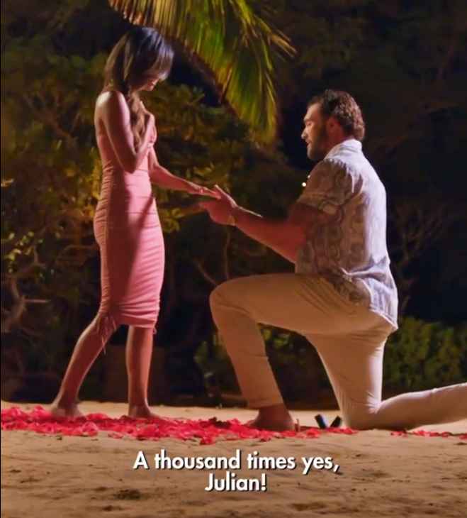 Julian proposes to Kristen on Temptation Island