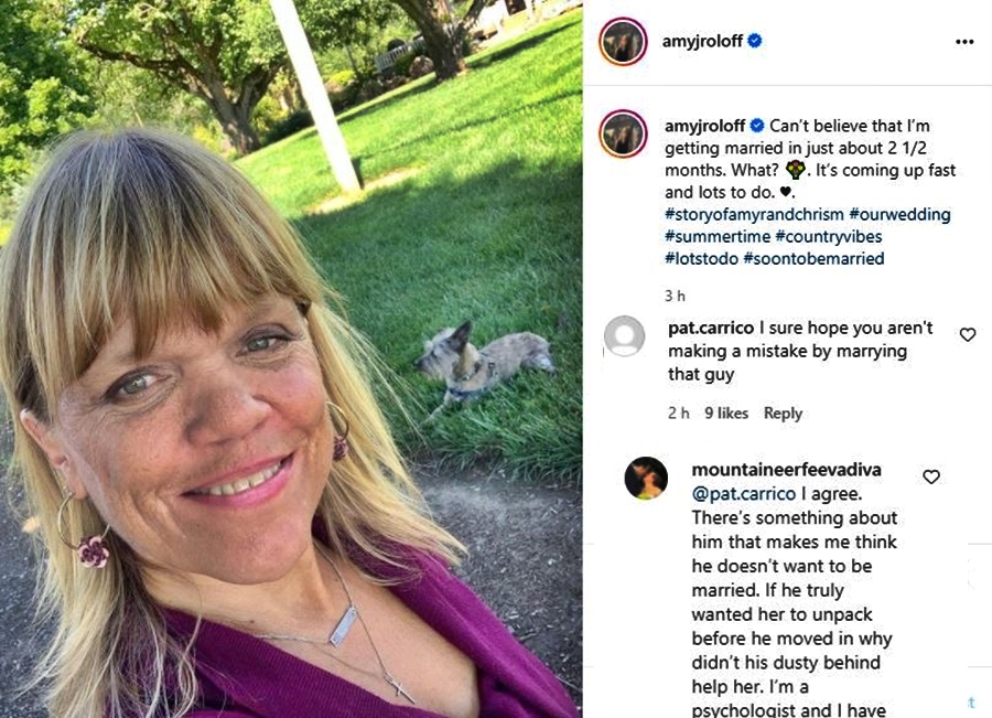 Amy Roloff Is Excited About Her Wedding But Is Chris Marek