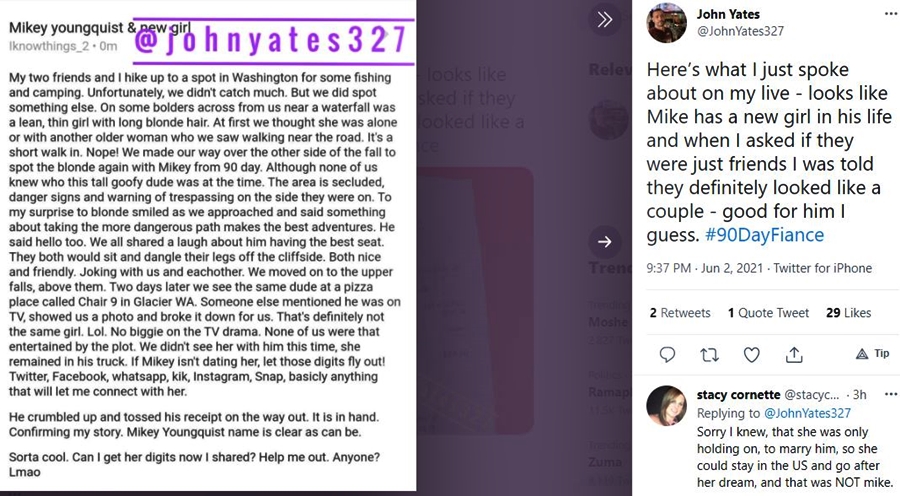 Mike Younquist Dating Another Woman - Mike & Natalie split