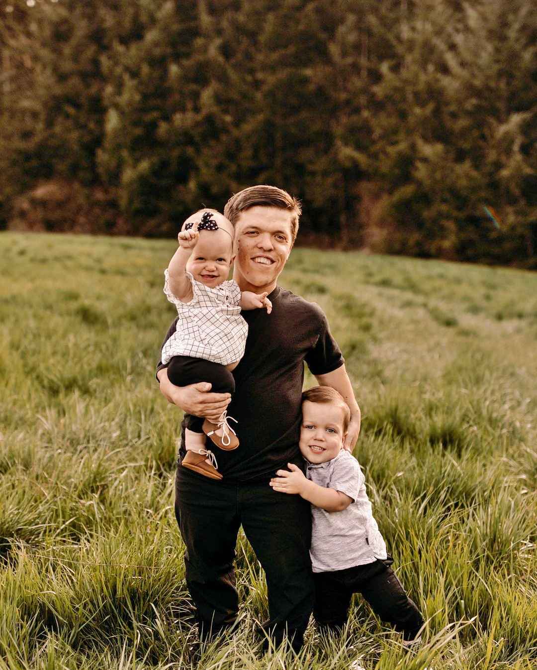 Zach Roloff with Jackson and Lilah