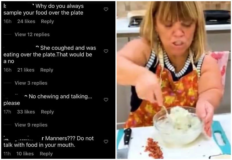 Amy Roloff Cooking Eating Gross
