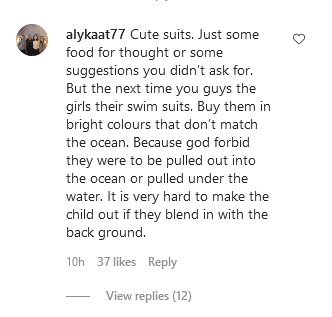 Water Safety Comment/Credit: Adam Busby/Instagram