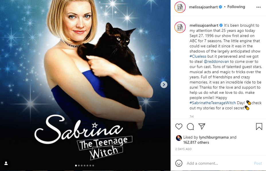 Melissa Joan Hart Instagram 