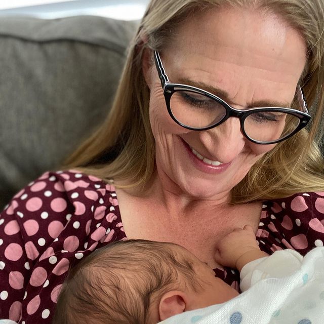 Christine Brown and baby Avalon via Instagram