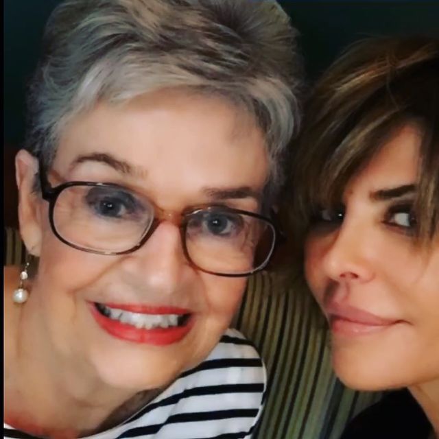 Lisa Rinna and her mom Lois via Instagram