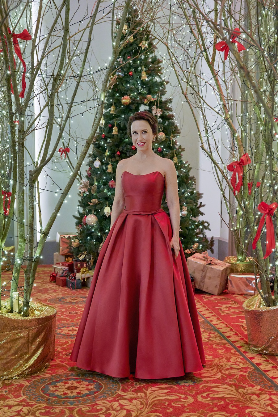 Lacey Chabert, Christmas At Castle Hart, used with permission by Crown Media.